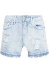 Shorts Feminino Jeans Coord Cloud Desfiado - Azul - Calvin Klein Jeans