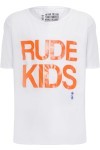 Camiseta Infantil Rude Kids - Branco - Sergio K