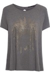 Blusa Feminina Allude Cocar - Cinza - Mob